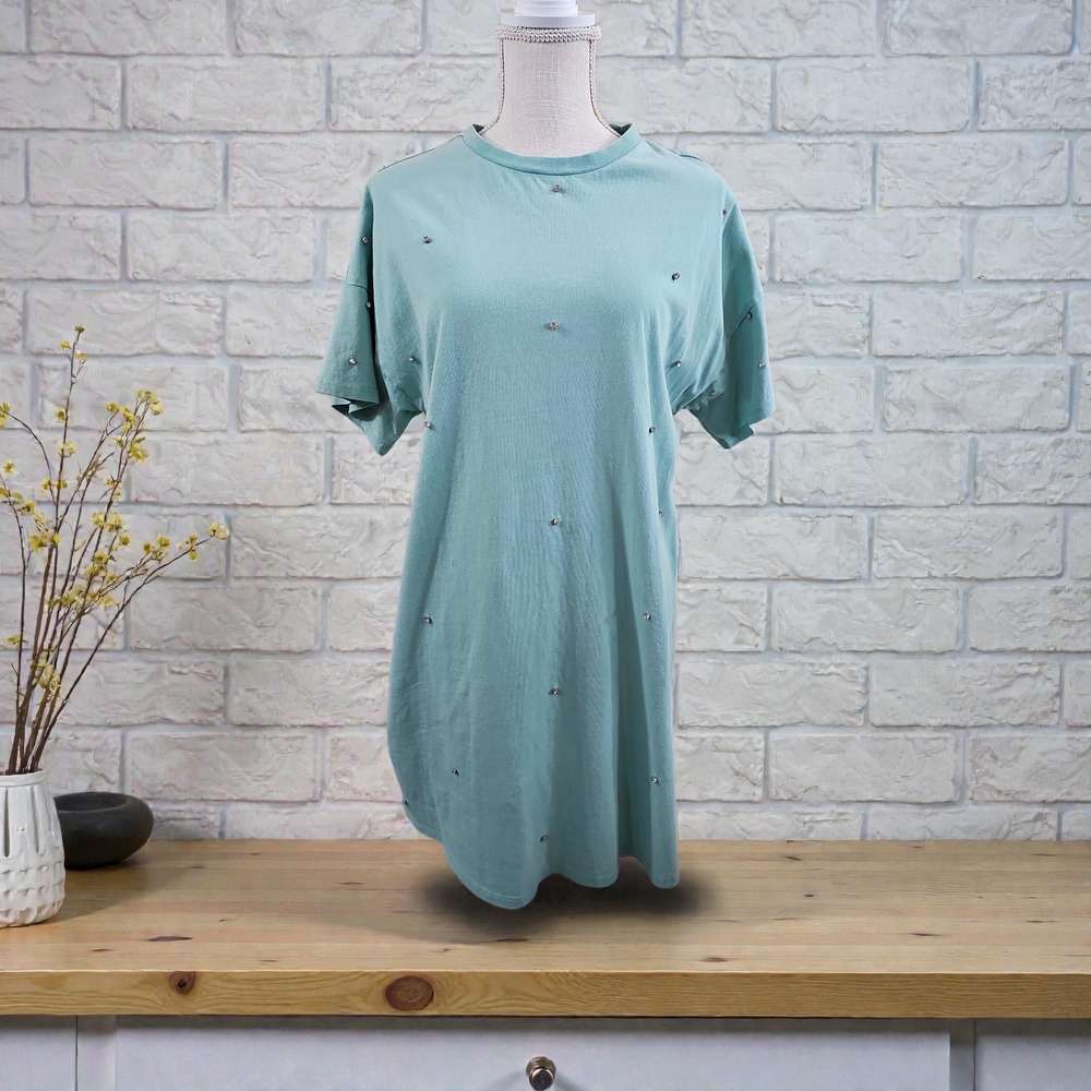 Elegant Turquoise Women's Dress